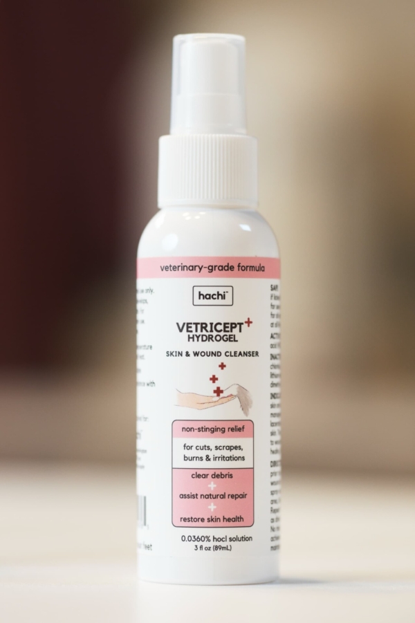 Vetricept+ Skin and Wound Cleanser HYDROGEL 3oz