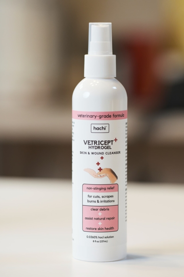 Vetricept+ Skin and Wound Cleanser HYDROGEL 8oz