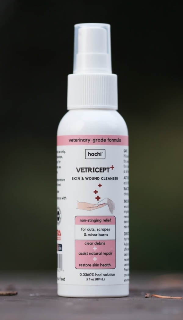 Vetricept+ Skin and Wound Cleanser SOLUTION 3oz